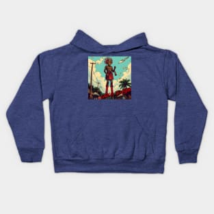 MOKO JUMBIE – FULL COLOUR – FETERS AND LIMERS – CARIBBEAN FOLKLORE EVENT DJ GEAR Kids Hoodie